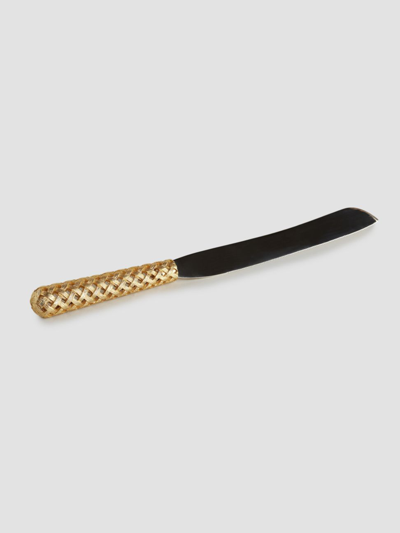 L'objet Braid Bread Knife In Gold