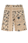Msgm Paisley Print Shorts In Multi