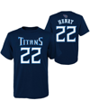 OUTERSTUFF YOUTH BOYS DERRICK HENRY NAVY TENNESSEE TITANS MAINLINER PLAYER NAME NUMBER T-SHIRT