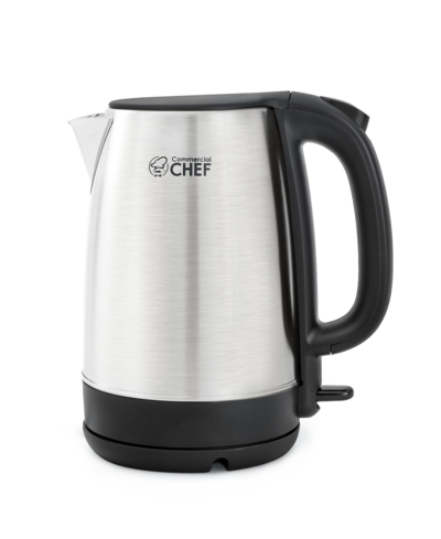 Commercial Chef Cordless Kettle In Stainless Steel