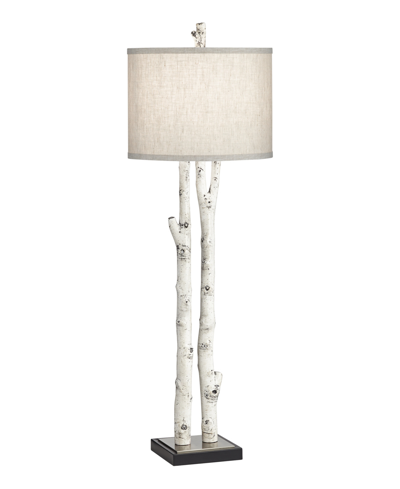 Pacific Coast Buffet Birch Tree Branch Table Lamp In Natural Powdercoat