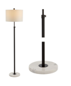 Jonathan Y June Adjustable Led Floor Lamp In Black