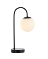 Jonathan Y Arco Mid-century Globe Led Table Lamp In Black