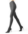 Memoi Women's Portland Side Cable Knit Sweater Tights In Medium Grat