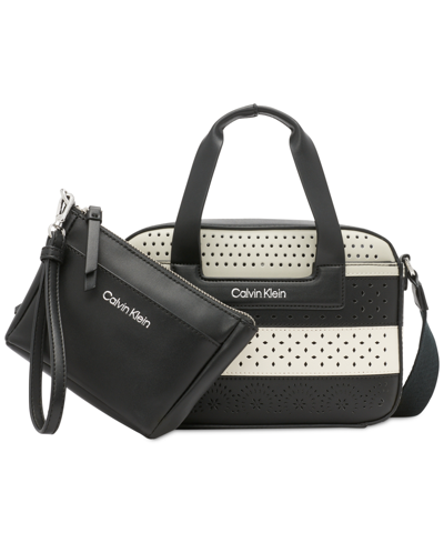 Calvin Klein Bette Crossbody In Blk Multi