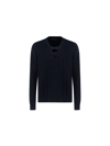 PRADA PRADA MEN'S BLUE OTHER MATERIALS SWEATER,UMB327S22110L2F0008 52