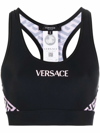 VERSACE VERSACE WOMEN'S BLACK NYLON BRA,10020781A016215B530 1