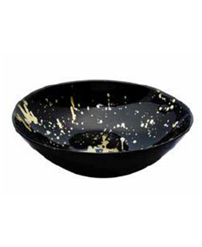 Classic Touch 6" Dessert Bowl In Black