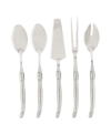 French Home Laguiole 5-piece Serving Set In Silver-tone