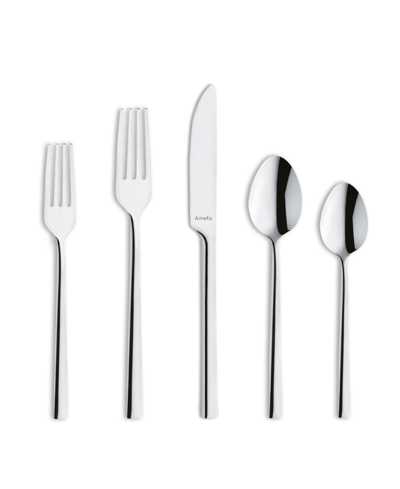 Amefa Dallas Flatware Set, 20 Piece In Stainless Steel