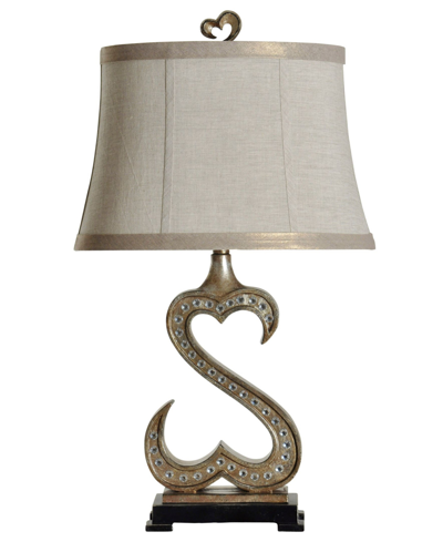Stylecraft Open Heart Table Lamp In Brown
