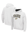 Colosseum Men's White Pitt Panthers Arch Logo Sweatshirt In White