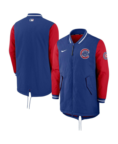 Nike Men's Royal Chicago Cubs Dugout Performance Full-zip Jacket