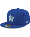 New Era Miami Marlins Re-dub 59fifty Cap In Royal