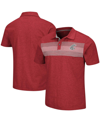 COLOSSEUM MEN'S COLOSSEUM CRIMSON WASHINGTON STATE COUGARS LOGAN POLO SHIRT