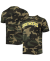 Pro Standard Men's Camo Milwaukee Brewers Team T-shirt In Camo