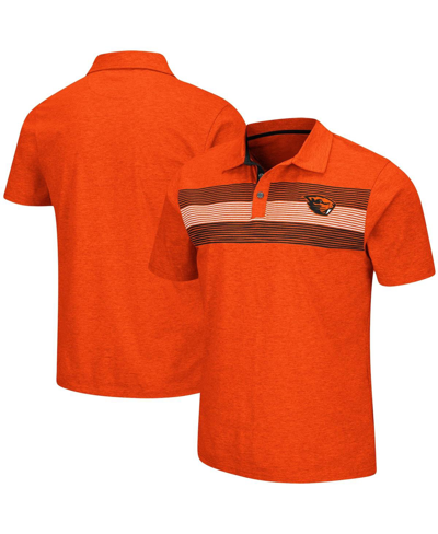 Colosseum Men's  Orange Oregon State Beavers No Problemo Polo Shirt