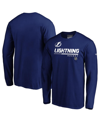 Fanatics Men's Blue Tampa Bay Lightning Authentic Pro Core Collection Prime Long Sleeve T-shirt In Blue