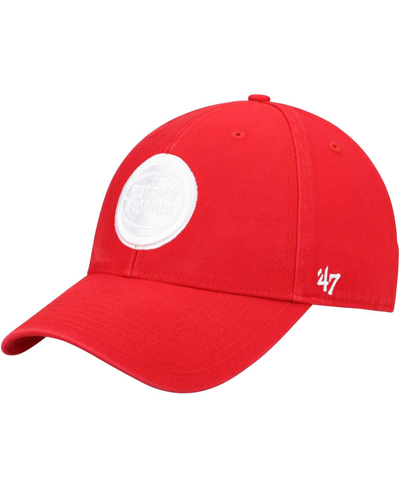47 Brand Men's '47 Red Detroit Pistons Mvp Legend Adjustable Hat
