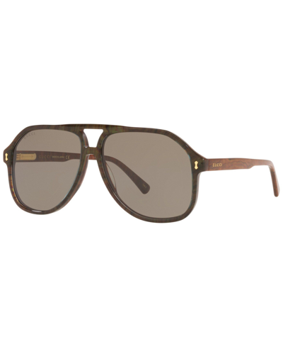 Gucci Men's Sunglasses, Gg1042s 60 In Grey