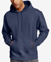 Champion Men's Powerblend Fleece Zip Hoodie In Balboa Blue