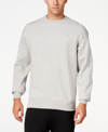 Champion Men's Big & Tall Powerblend Solid Fleece Sweatshirt In Oatmeal Heather