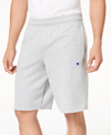 Champion Mélange Fleece-back Cotton-jersey Shorts In Classic Sk