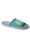 Dearfoams Men's Lennox Sweatshirt Camp Slide Slippers Men's Shoes In Green