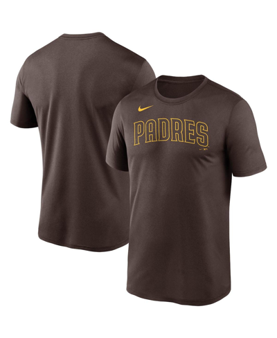 NIKE MEN'S NIKE BROWN SAN DIEGO PADRES WORDMARK LEGEND T-SHIRT