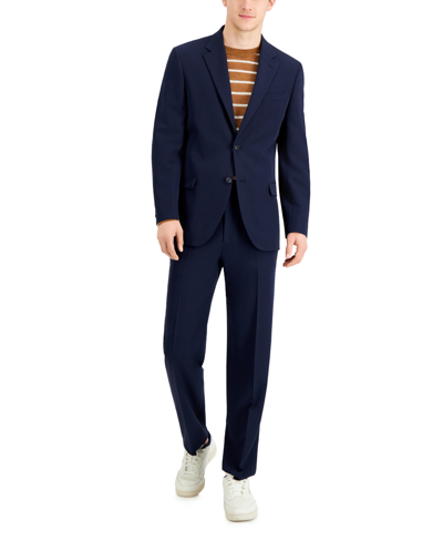 Nautica Men's Modern-fit Bi-stretch Suit In Navy