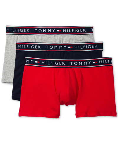 Tommy Hilfiger Men's 3-pk. Cool Moisture-wicking 4-way Stretch Boxer Briefs In Mahogany