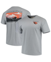 Image One Men's Gray Oregon State Beavers Team Comfort Colors Campus Scenery T-shirt In Gray