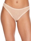 On Gossamer Gossamer Mesh Hip G Thong In Peach Parfait