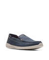 Clarks Men's Gorwin Step Slip On Loafer Shoes Men's Shoes In Navy