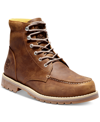 Timberland Men's Redwood Falls Waterproof Boot From Finish Line In Rust Full Grain