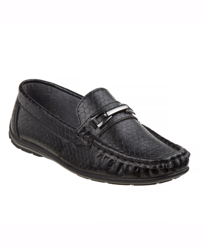 Josmo Kids' Big Boys Loafers In Black Snake