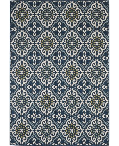 Northern Weavers Ella Ell-04 7'10" X 9'10" Outdoor Area Rug In Blue