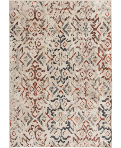 Portland Textiles Closeout!  Sulis Beal 5' X 7'3" Area Rug In Cream,red