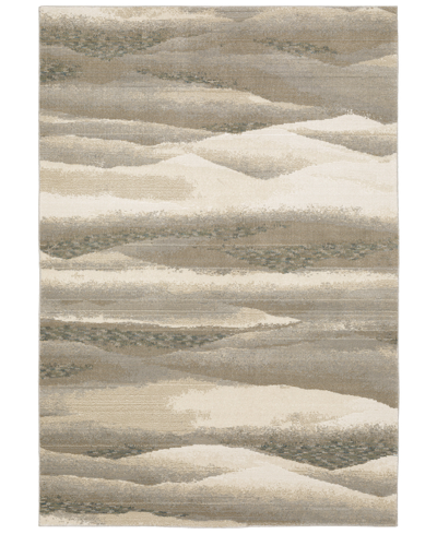 Jhb Design Evolution Evo07 6'7" X 9'6" Area Rug In Beige