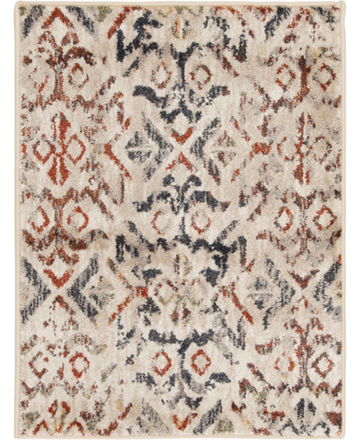 Portland Textiles Closeout!  Sulis Beal 3'3" X 5'3" Area Rug In Cream,red