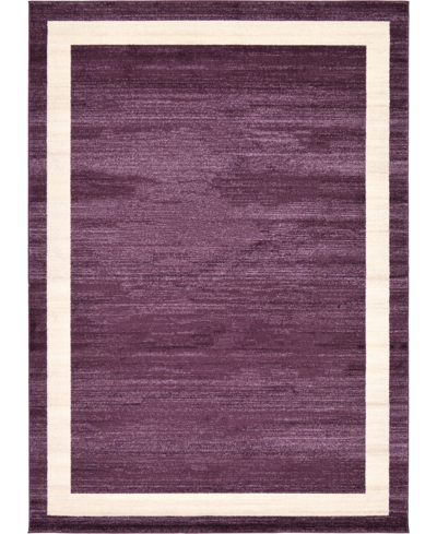 Bayshore Home Lyon Lyo5 7' X 10' Area Rug In Violet