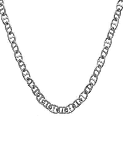 And Now This 18" Silver Plated Marina Link Chain Necklace