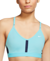 Nike Women's Indy V-neck Low Impact Sports Bra In Copa