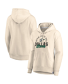 Fanatics Women's  Branded Oatmeal Dallas Stars Carry The Puck Pullover Hoodie Sweatshirt In Oatmeal