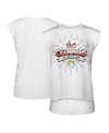 Wear By Erin Andrews Women's  White Los Angeles Rams Super Bowl Lvi Champions Burst Muscle Sleeveless In White