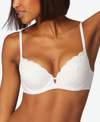 Maidenform Your Lift Demi T-shirt Underwire Push Up Bra Dm1195 In White