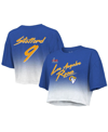 Majestic Threads Matthew Stafford Royal/white Los Angeles Rams Super Bowl Lvi Champions Name & Numbe In Royal/white