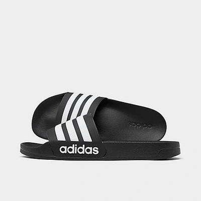 Adidas Originals Adidas Men's Adilette Shower Slide Sandals In Core Black/cloud White