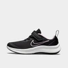 Nike Star Runner 3 Little Kids' Shoes In Black/black/dark Smoke Grey/pink Foam