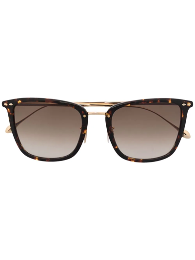 Isabel Marant Eyewear Tortoiseshell-frame Sunglasses In Gold
